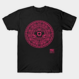 6AT0 Aztec Wheel (Magenta) T-Shirt